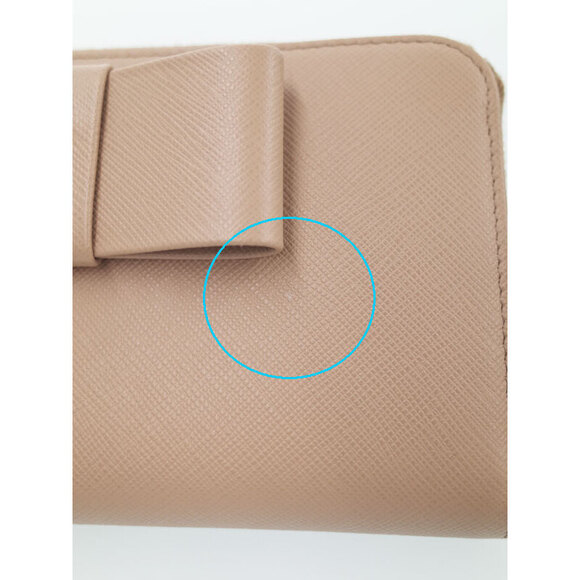 Prada Rion Round Zipper Long Wallet